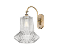 Ballston Swing Arm Cast Brass Glass Steel
