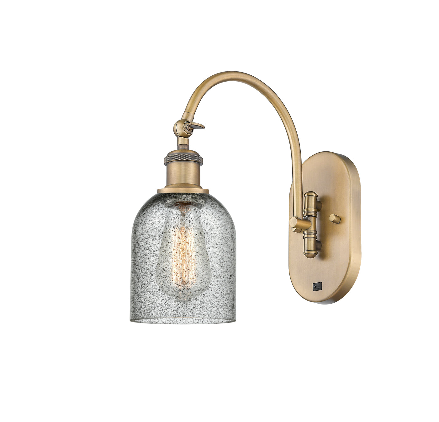 Ballston Swing Arm Cast Brass Finish
