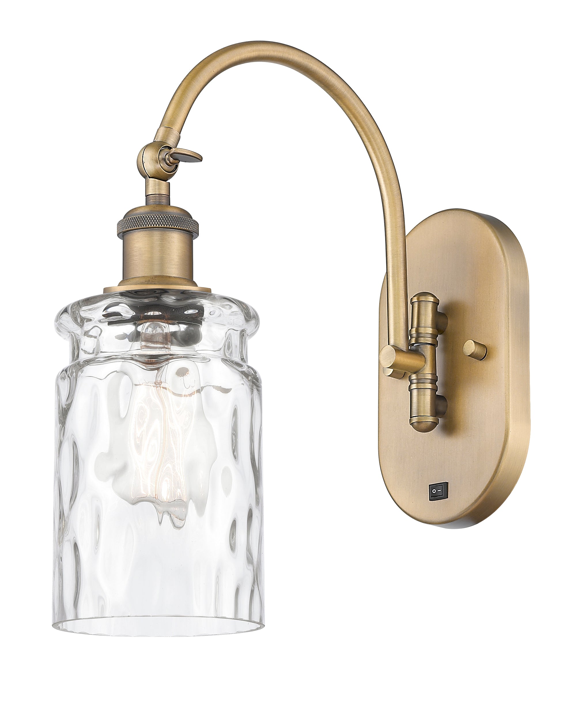 Ballston Swing Arm Cast Brass 12.5 Inch