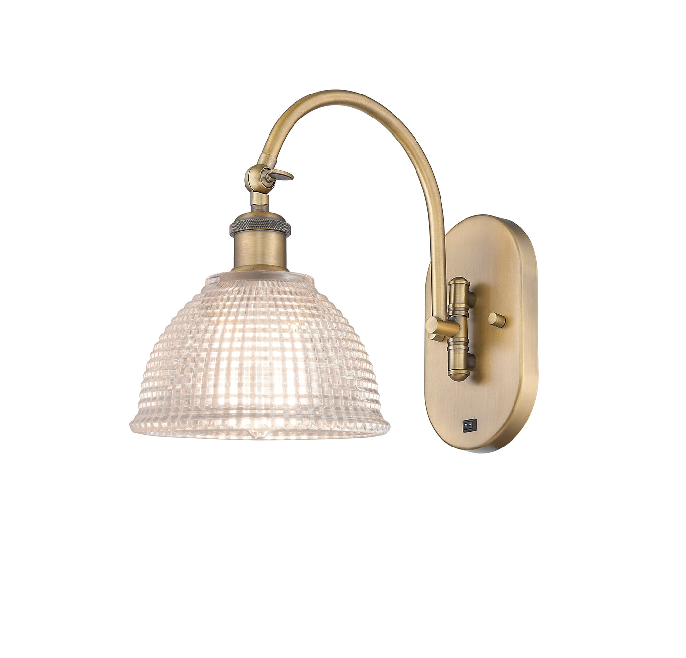 Ballston Swing Arm Cast Brass Finish