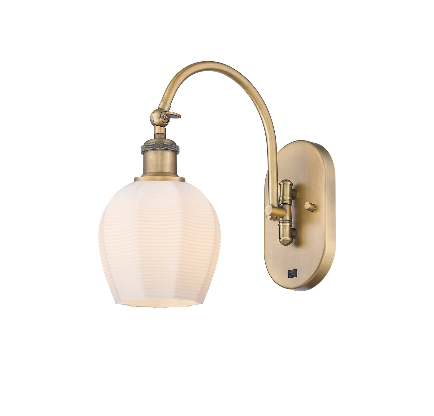 Ballston Swing Arm Cast Brass