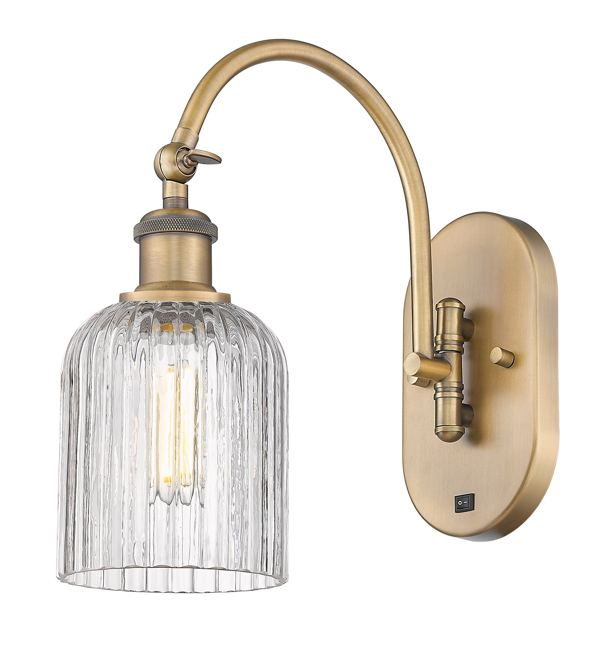 Ballston Swing Arm Cast Brass 13 Inch