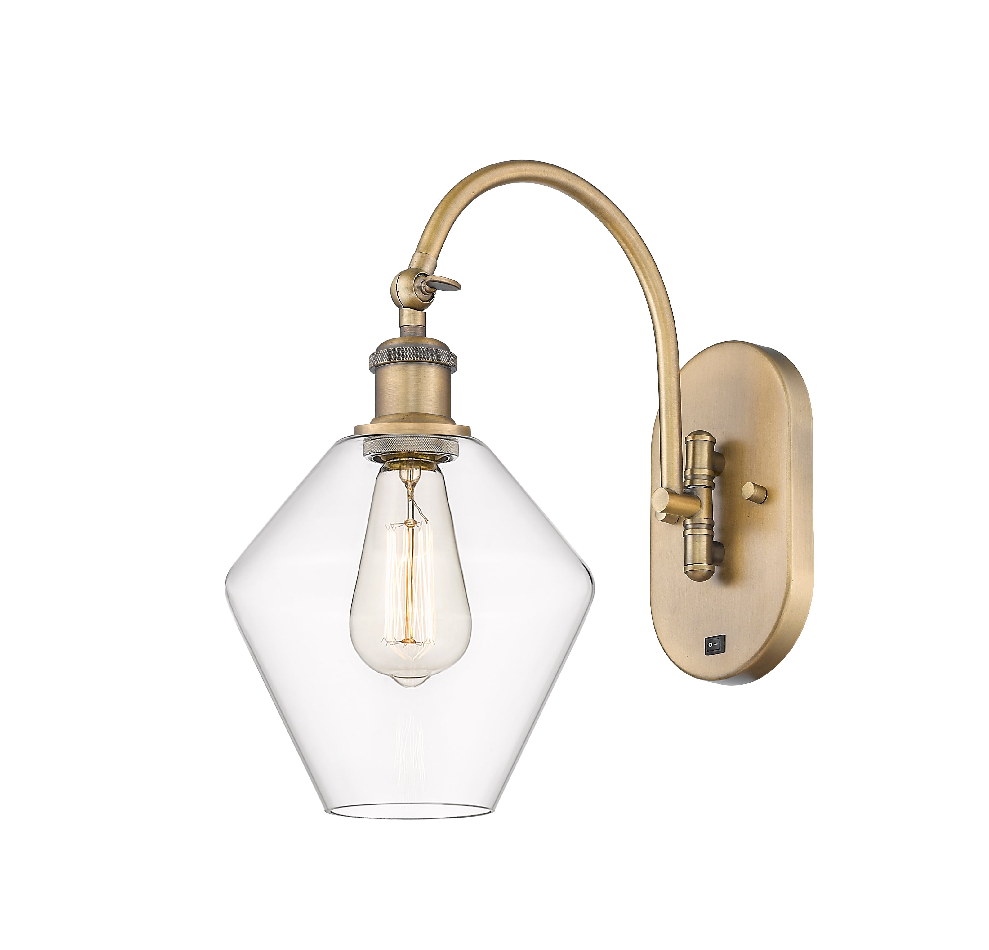Ballston Swing Arm Cast Brass 17.5 Height