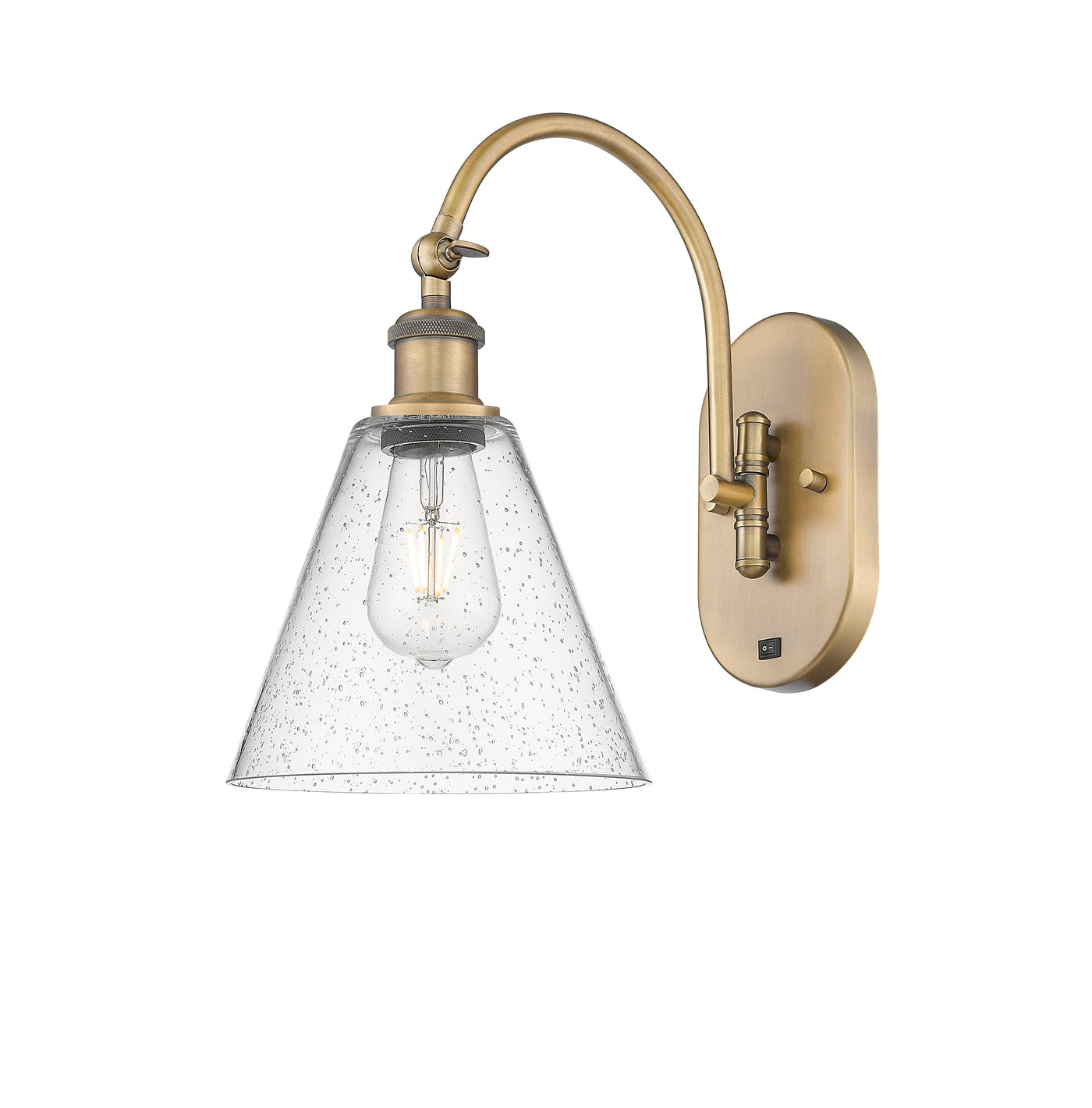 Ballston Swing Arm Cast Brass Finish