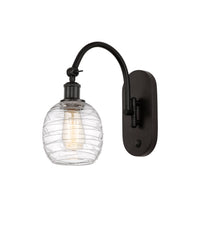 Ballston Swing Arm Cast Brass Glass Steel