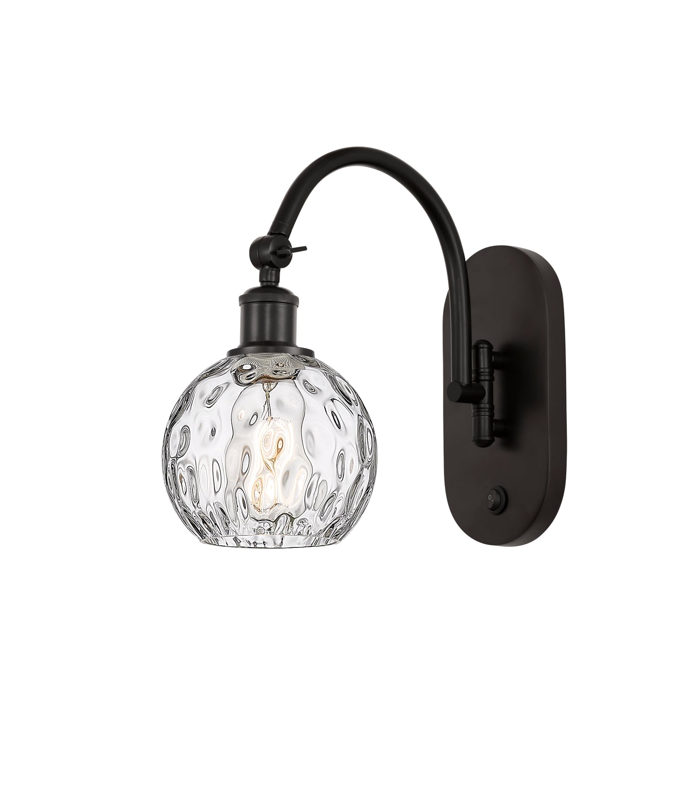 Ballston Swing Arm Cast Brass Glass Steel