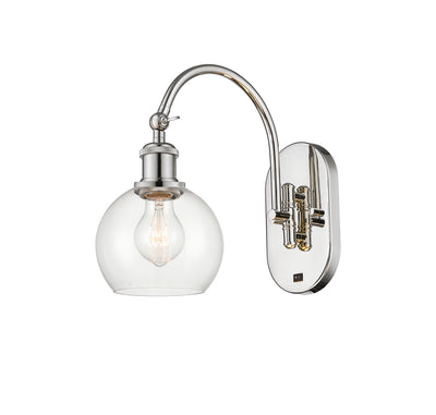 Ballston Swing Arm Cast Brass Steel Glass