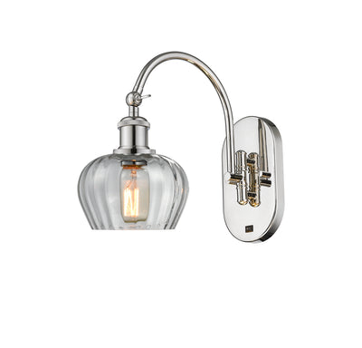 Ballston Swing Arm Cast Brass Steel Glass