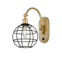 Ballston Rustic, Farmhouse, Seaside, Coastal Woven Rattan Bath Vanity Light