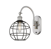 Ballston Rustic, Farmhouse, Seaside, Coastal Woven Rattan Bath Vanity Light