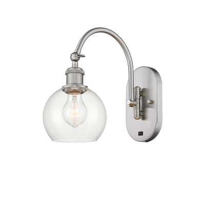 Ballston Swing Arm Cast Brass Steel Glass