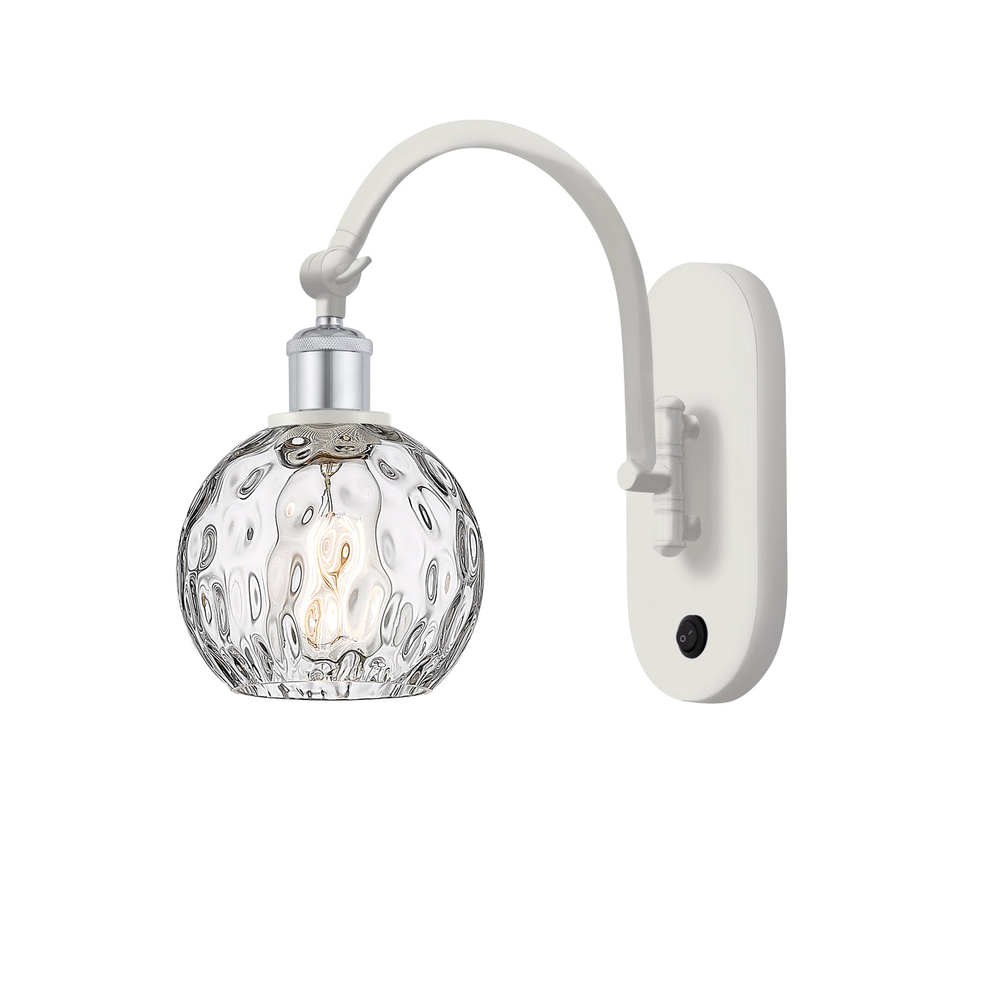 Ballston Swing Arm Cast Brass Glass Steel