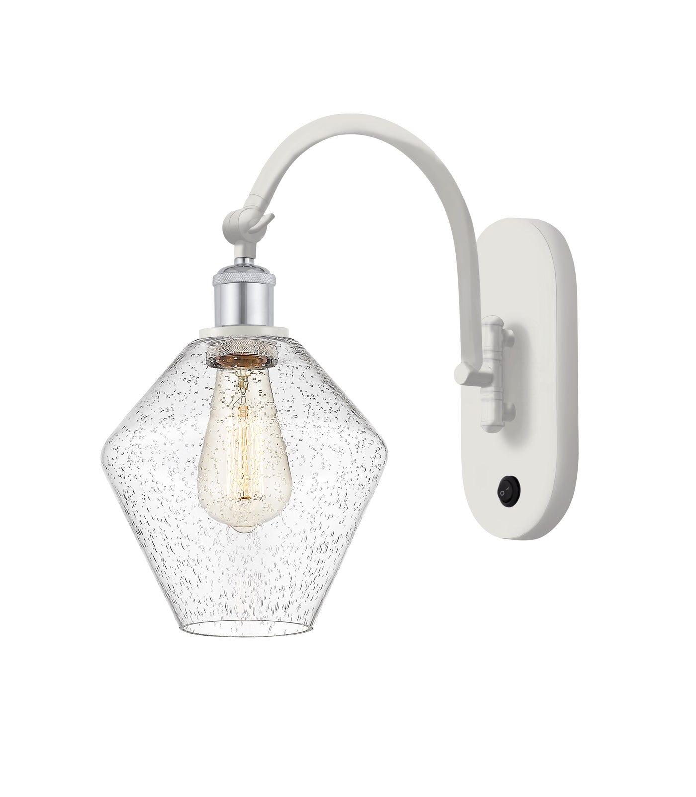 Ballston Swing Arm Cast Brass Glass Steel