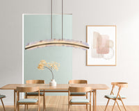 9'' Meridian 1 Light Winter Brass Linear Pendant