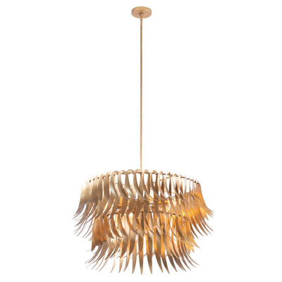 28'' Grace 7 Light New Gold Tiered Chandelier