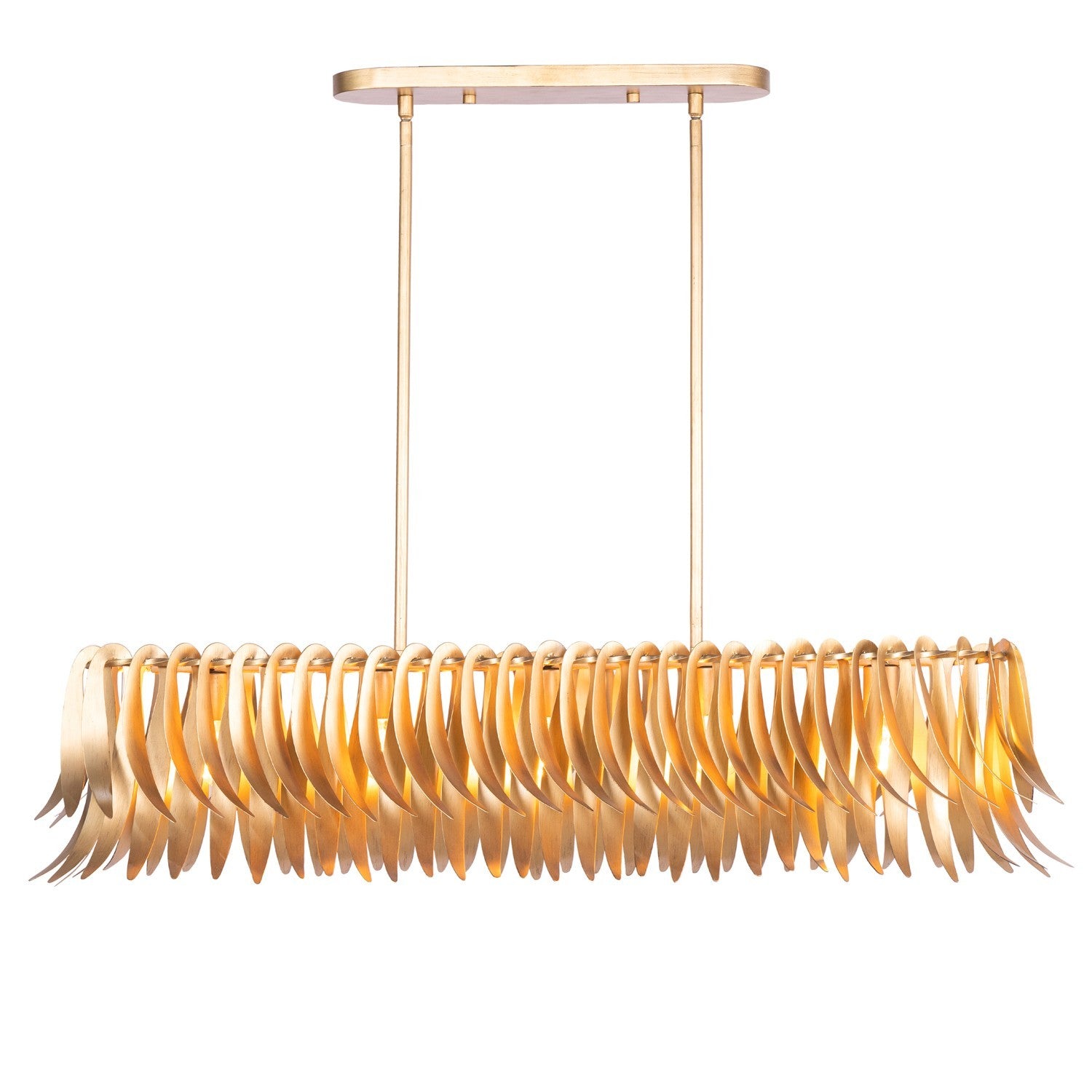 20'' Grace 5 Light New Gold Linear Pendant