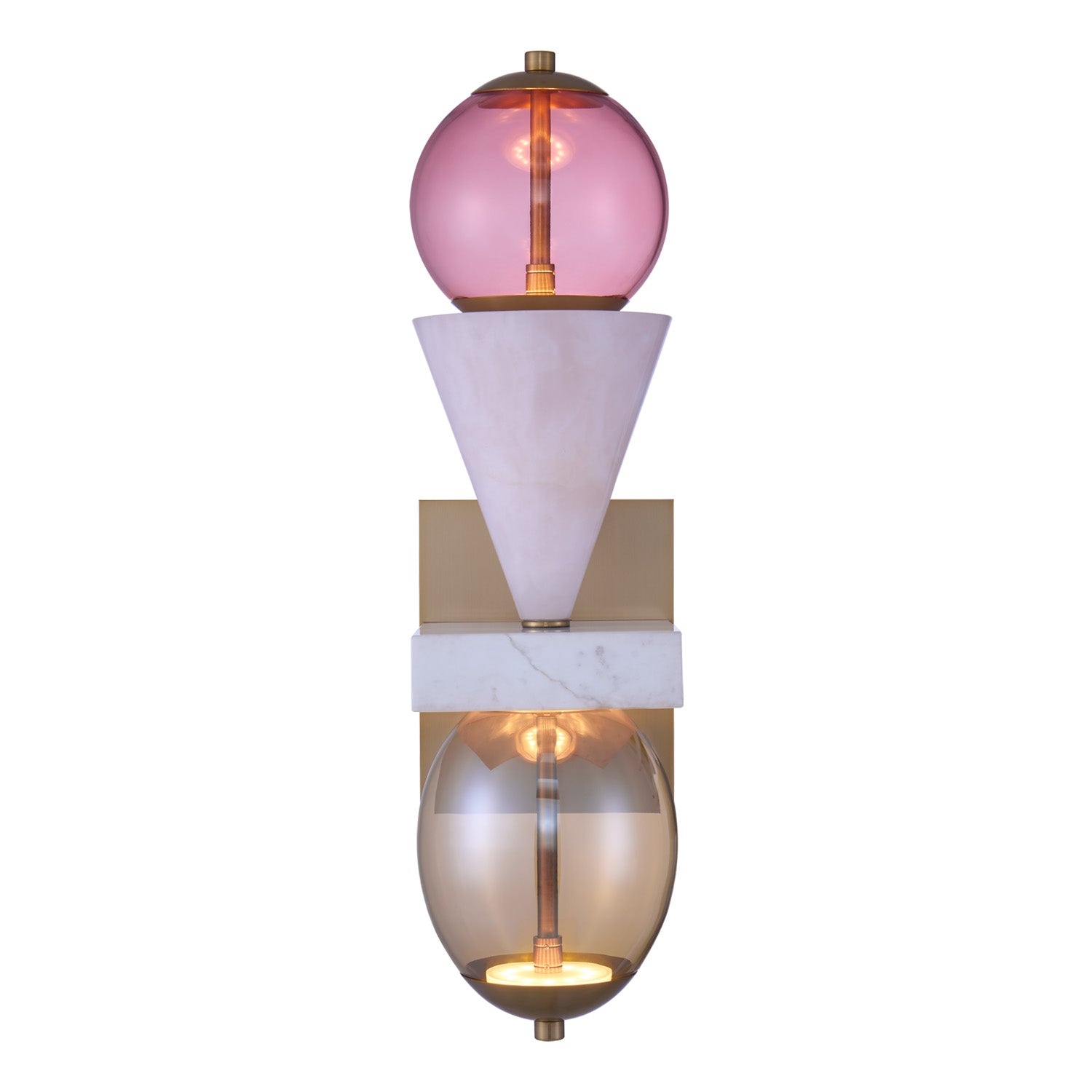 6.5'' Demi 1 Light Winter Brass Wall Sconce