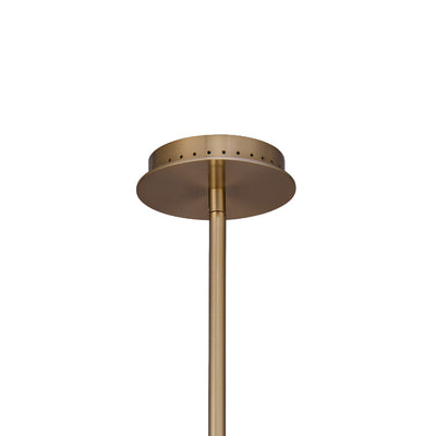 24'' Demi 2 Light Winter Brass Pendant