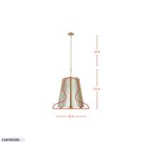 Peep Show 6 Light Foyer Pendant