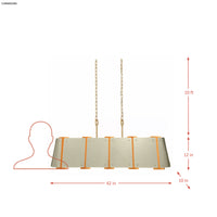 Peep Show 6 Light Linear Pendants