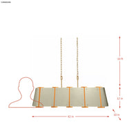 Peep Show 6 Light Linear Pendants
