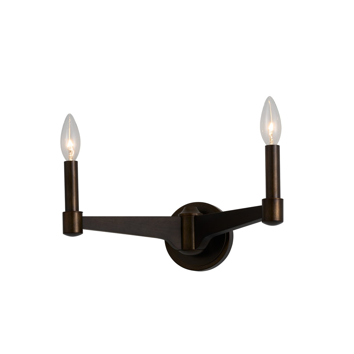 14'' Tono 2 Light Vintage Bronze Wall Sconce