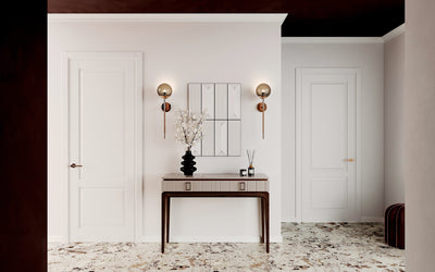 7'' Boba 1 Light Winter Brass Wall Sconce