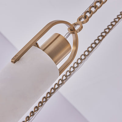 15.5'' Flint 5 Light Winter Brass Multi-Pendant