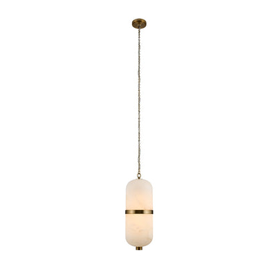 24'' Volterra 1 Light Winter Brass Pendant