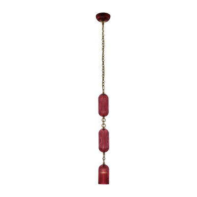 36'' Verde 1 Light Satin Brass Pendant