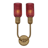 10'' Verde 2 Light Satin Brass Wall Sconce