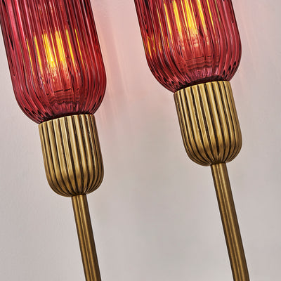 10'' Verde 2 Light Satin Brass Wall Sconce