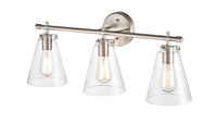 27'' Aliza Brushed Nickel 3 Light Bath Vanity