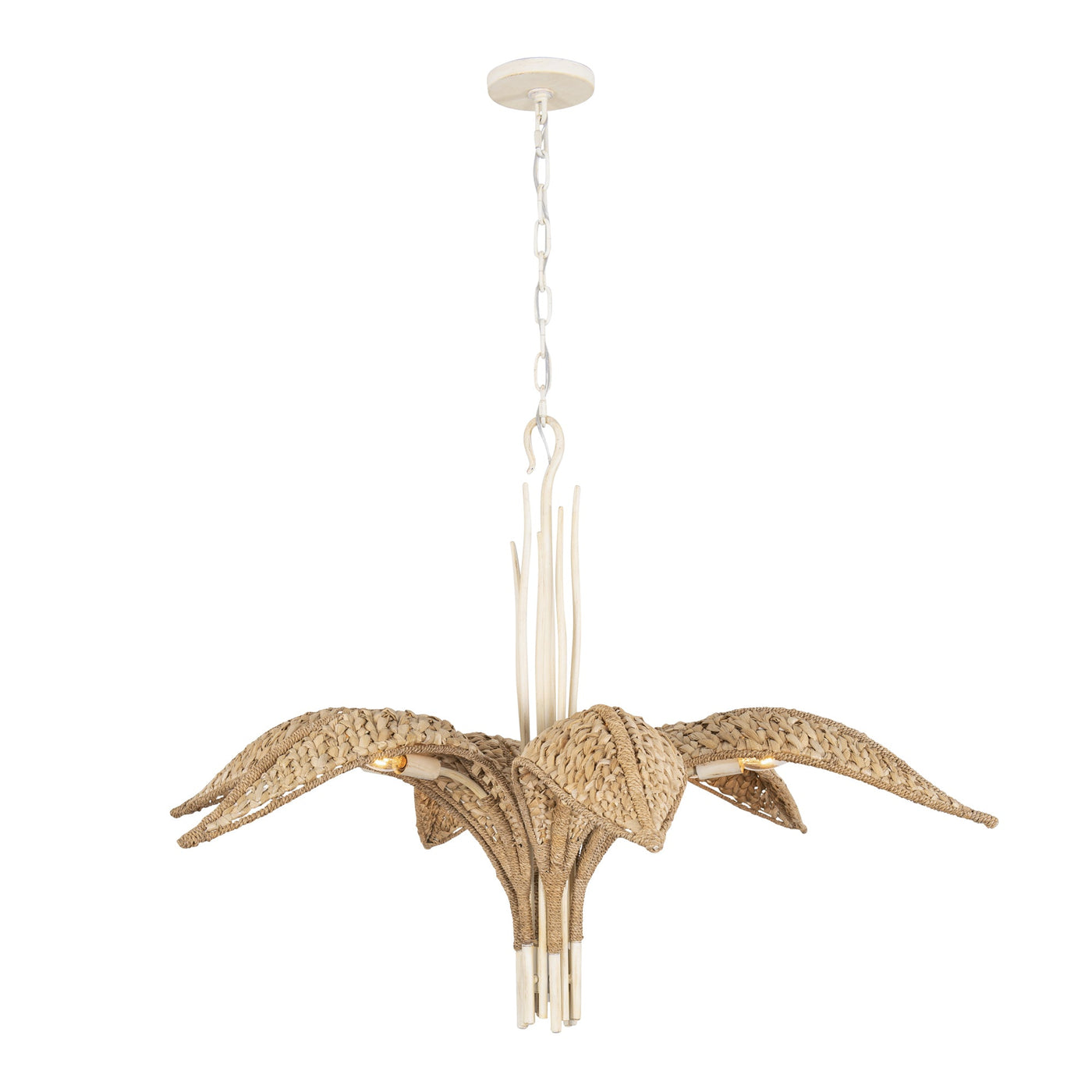 Century Palm 6 Light Chandelier