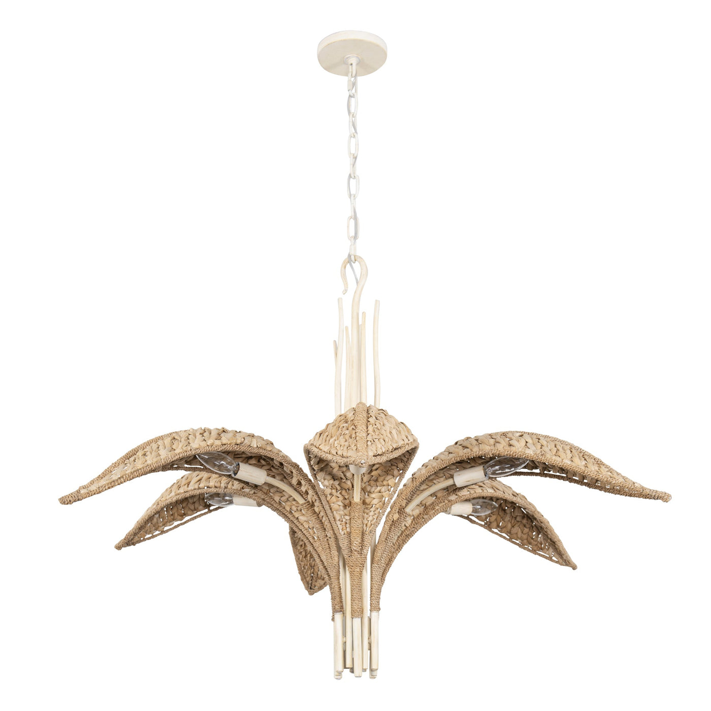 Century Palm 6 Light Chandelier