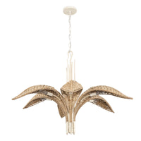 Century Palm 6 Light Chandelier