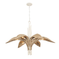 Century Palm 6 Light Chandelier