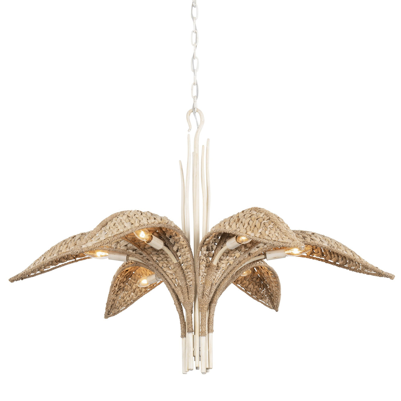 Century Palm 6 Light Chandelier