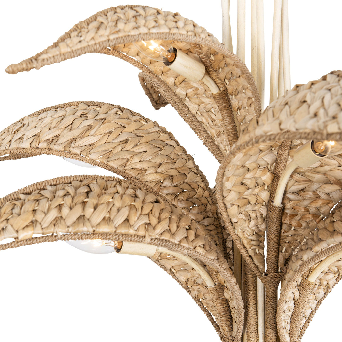 Century Palm 9 Light 3-Tier Chandelier