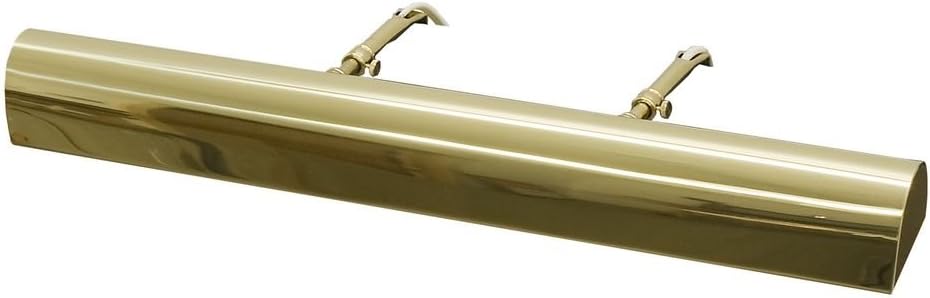 24-inch Classic Traditional Polished Brass in-Line Hi-Lo Switch Plug-In Picture Light