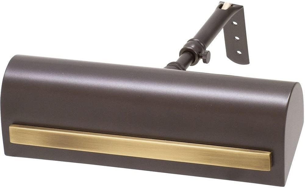 8-inch Classic Traditional Black Polished Nickel Strap Plug-In Picture Light