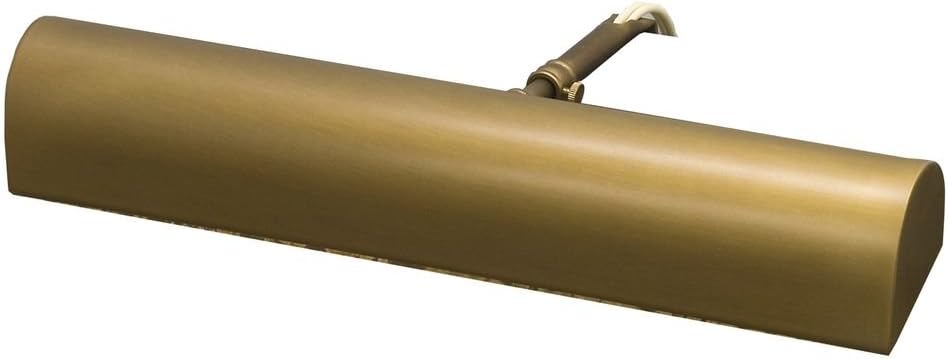 24-inch Classic Traditional Weathered Brass in-Line Hi-Lo Switch Plug-In Picture Light