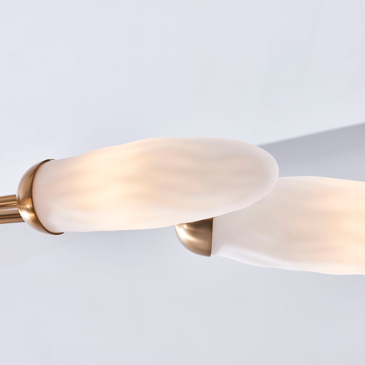 9'' Crest 6 Light Winter Brass Linear Pendant
