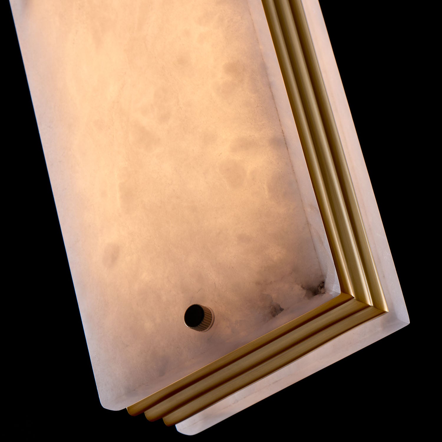 18.5'' Vertical 1 Light Winter Brass Pendant