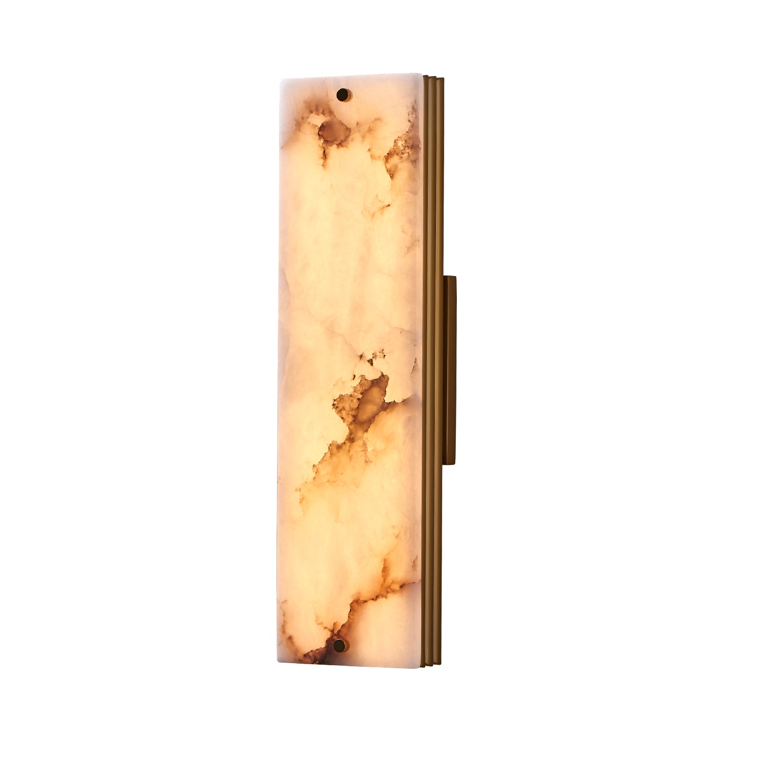 4.5'' Vertical 1 Light Winter Brass Wall Sconce