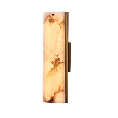 4.5'' Vertical 1 Light Winter Brass Wall Sconce