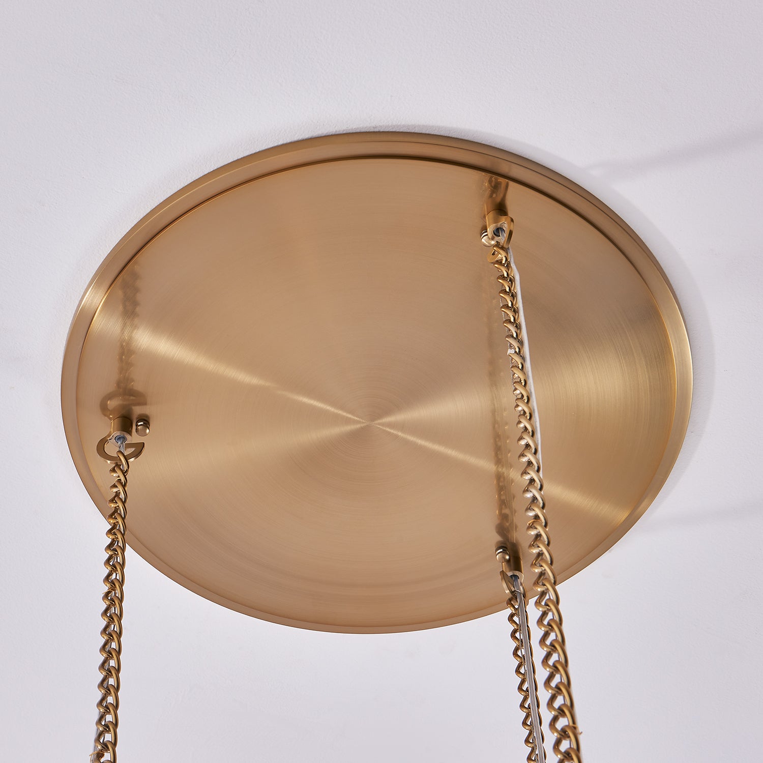 18.5'' Vertical 3 Light Winter Brass Multi-Pendant