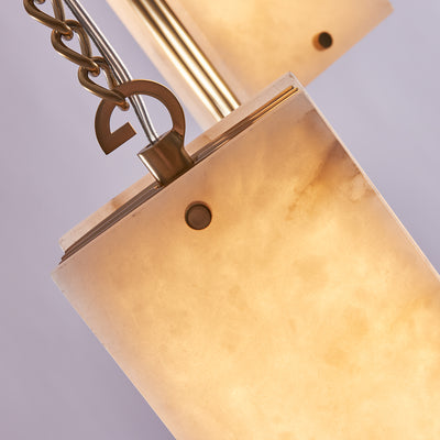 18.5'' Vertical 3 Light Winter Brass Multi-Pendant