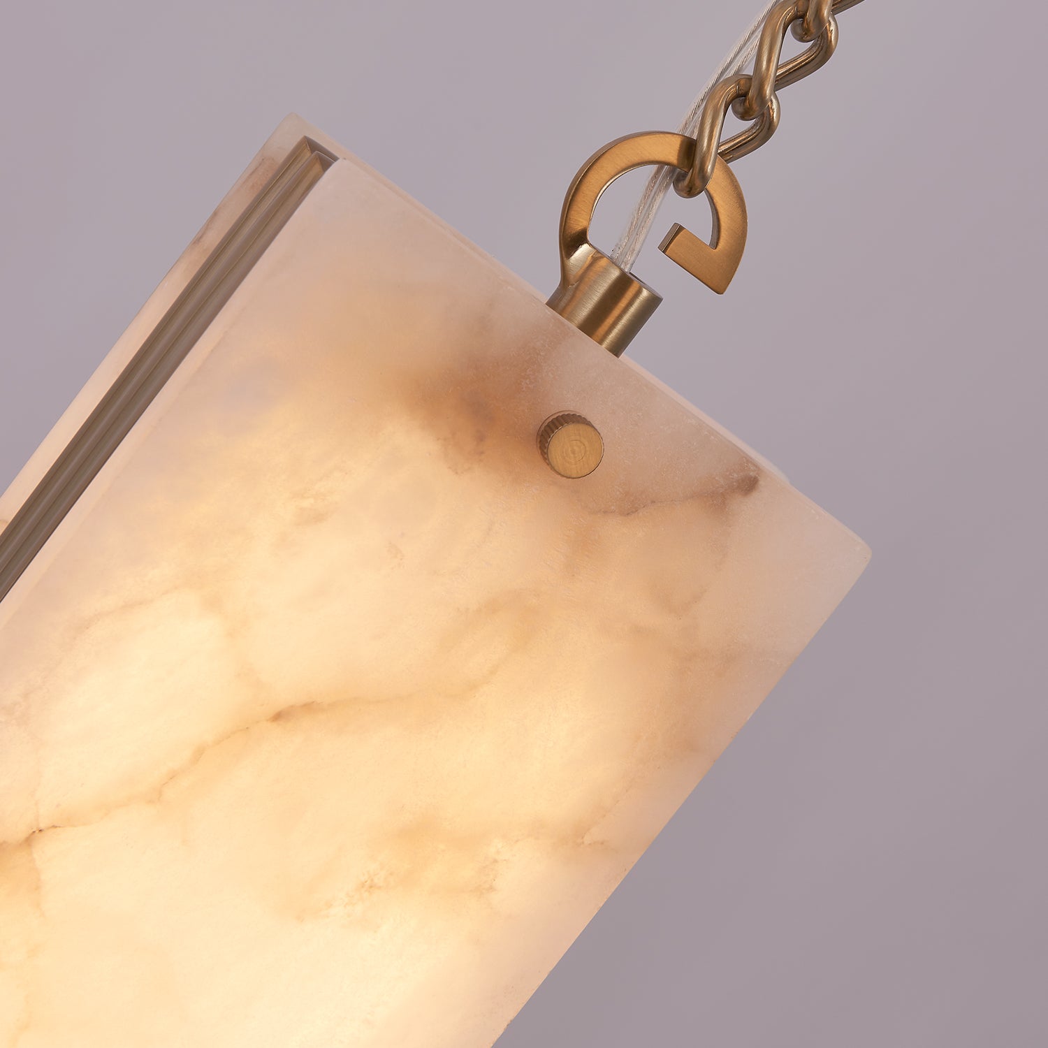 18.5'' Vertical 5 Light Winter Brass Multi-Pendant