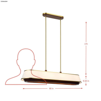 Desert Flyer 6 Light Linear Pendant